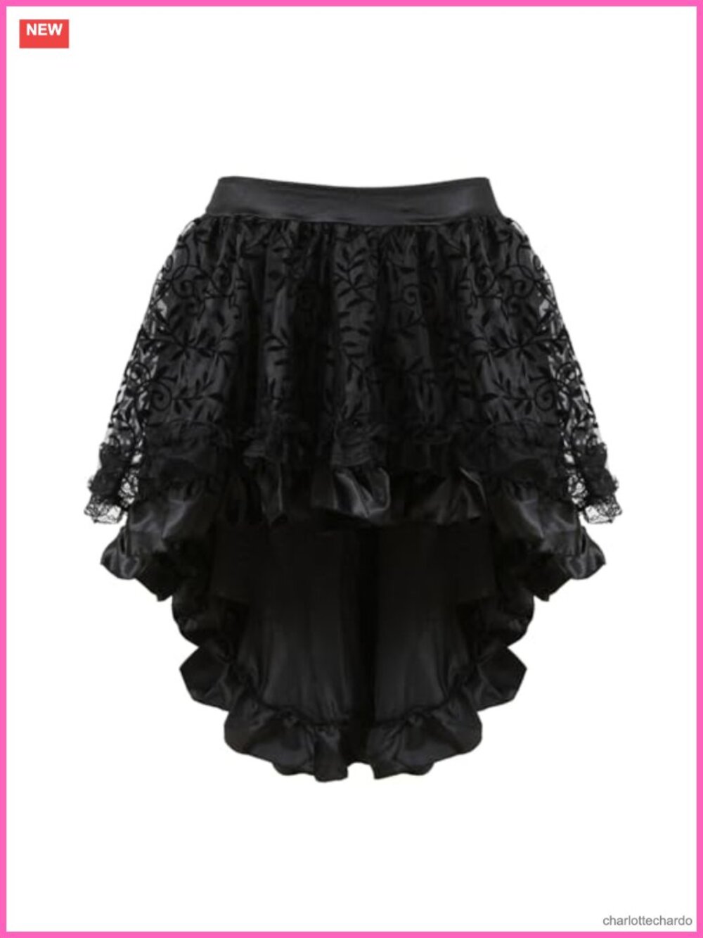 Steampunk High Low Skirt Plus Size Polyester Cotton Pirate Cosplay Renaissance